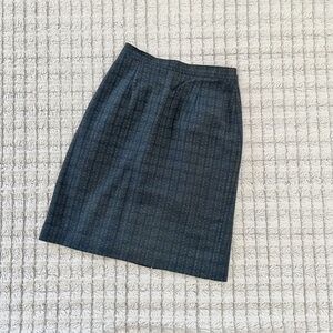 Stephanie Andrews Vintage Plaid Skirt